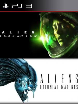 2 juegos en 1 Alien: Isolation mas Aliens: Colonial Marines ps3