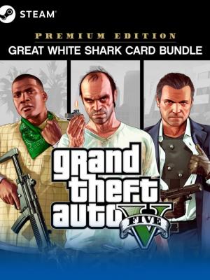 Grand Theft Auto V Premium Edition y tarjeta Gran tiburón blanco - Cuenta Steam