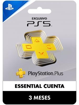 PSN PLUS ESSENTIAL 3 MESES CUENTA PRINCIPAL PS5