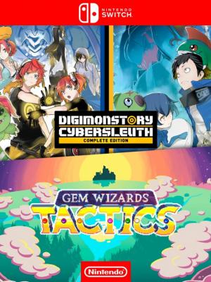 2 juegos en 1 Digimon Story Cyber Sleuth Complete Edition mas Gem Wizards Tactics - Nintendo Switch