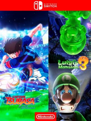 Captain Tsubasa Rise of New Champions mas Luigis Mansion 3 - Nintendo Switch